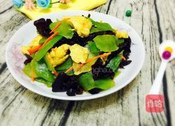 莴笋木耳炒鸡蛋的做法图解10