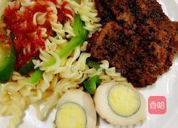 家庭版黑椒猪肉面的做法图解17