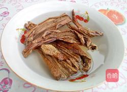 茄子干炒肉的做法图解2