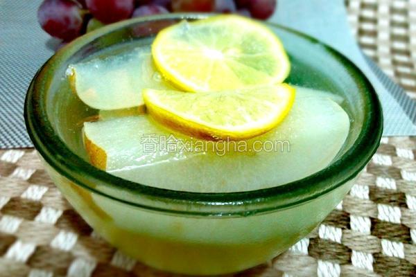 柠香冰糖雪梨
