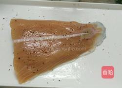 香煎三文鱼的做法图解3