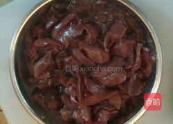 芹菜炒猪肝的做法图解4