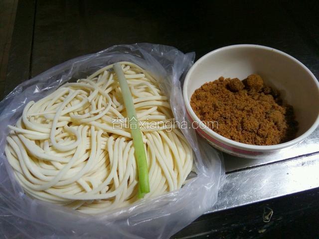准备好食材