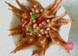 花生炖鸡爪的做法图解12