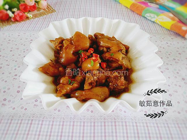 甜醋炖猪脚