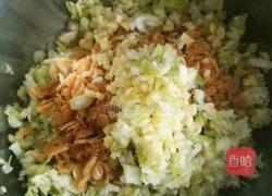 包菜虾皮饼的做法图解7