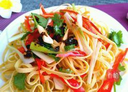 葱油五香豆腐丝的做法图解8