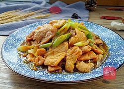 大蔥爆肉的做法圖解8