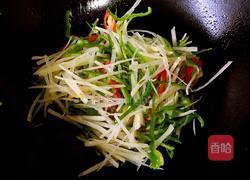 土豆丝炒鸡蛋的做法图解4