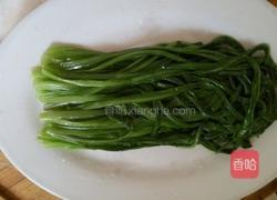 白灼油麦菜的做法图解4