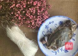 螃蟹粉丝煲的做法图解1