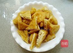 红烧三角油豆腐的做法图解2