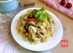 炒白粿的做法图解15