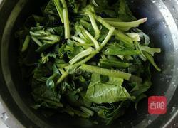 菠菜面筋的做法图解3