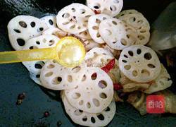 藕炒肉片的做法图解9