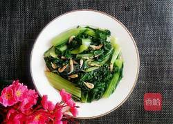 耗油虾米小白菜的做法图解4
