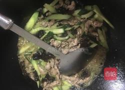 黄瓜木耳炒肉的做法图解8
