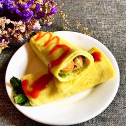 鸡蛋卷菜饼的做法[图]