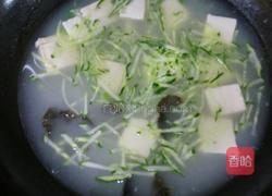 黄瓜豆腐汤的做法图解5