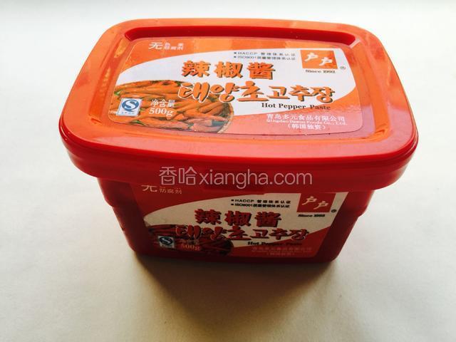 准备韩式辣椒酱。