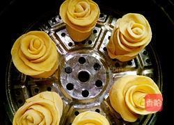 玫瑰花南瓜馒头的做法图解20