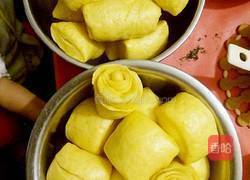 玫瑰花南瓜馒头的做法图解23