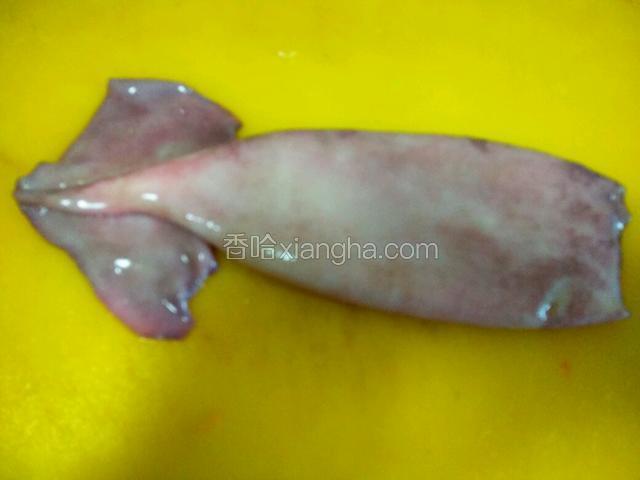 鱿鱼备料
