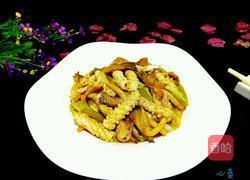 鲜菇芹菜鱿鱼丝的做法图解11