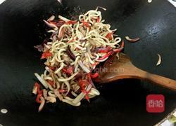 三丝炒乌冬面的做法图解8