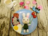 萌小兔早餐拼盘的做法[图]