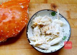 螃蟹蒸蛋的做法图解2