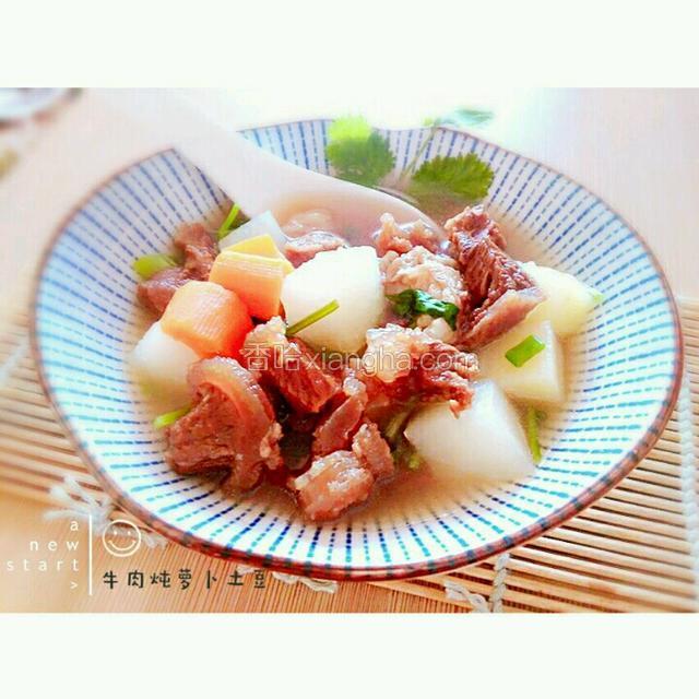 牛肉炖萝卜土豆