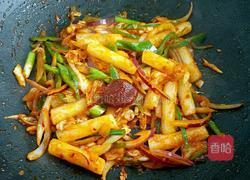 韩国辣白菜炒年糕的做法图解7