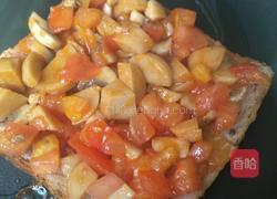 平底锅面包披萨的做法图解5