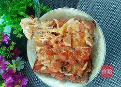 平底锅面包披萨的做法图解8