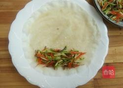 西葫芦三丝春卷的做法图解9