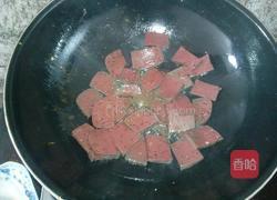 猪血炒豆芽的做法图解4