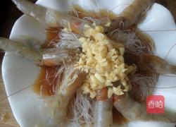 蒜茸蒸开边虾的做法图解5