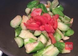 丝瓜炒西红柿的做法图解4