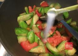 丝瓜炒西红柿的做法图解5
