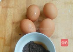 鸡蛋蒸虾酱的做法图解1