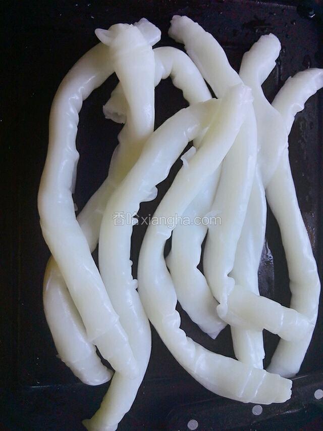 准备卷粉
