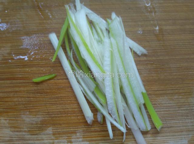大葱切丝