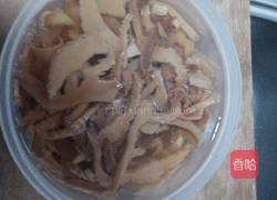 干笋炒腊肉的做法图解2