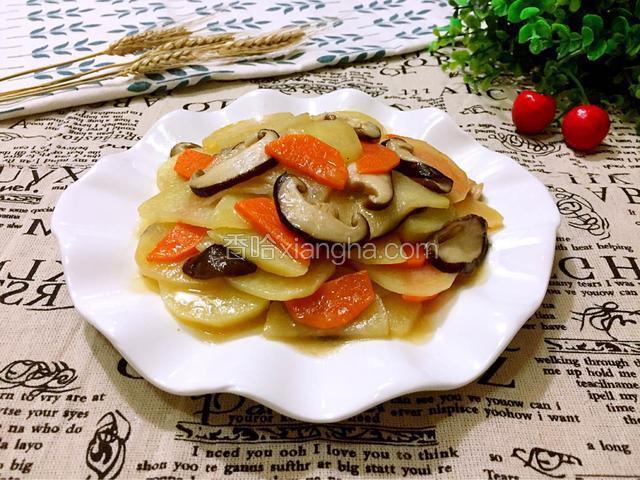 土豆炒蘑菇
