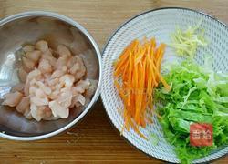 鸡肉青菜粥的做法图解3