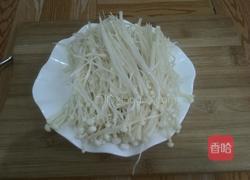 金针菇炒木耳的做法图解2