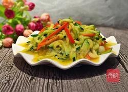 南瓜丝炒咸鸭蛋的做法图解8