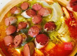 沙锅炖酸菜血肠的做法图解15