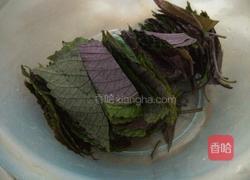 拌苏子叶的做法图解2